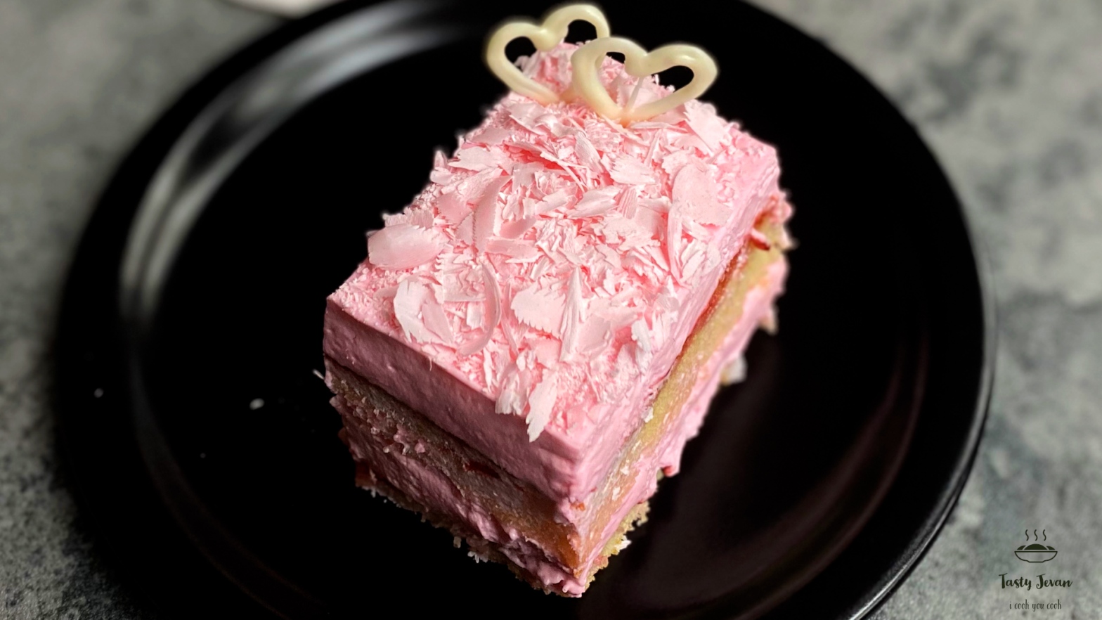 Valentines special Love pastry l Strawberry Cake Pastry Recipe ...